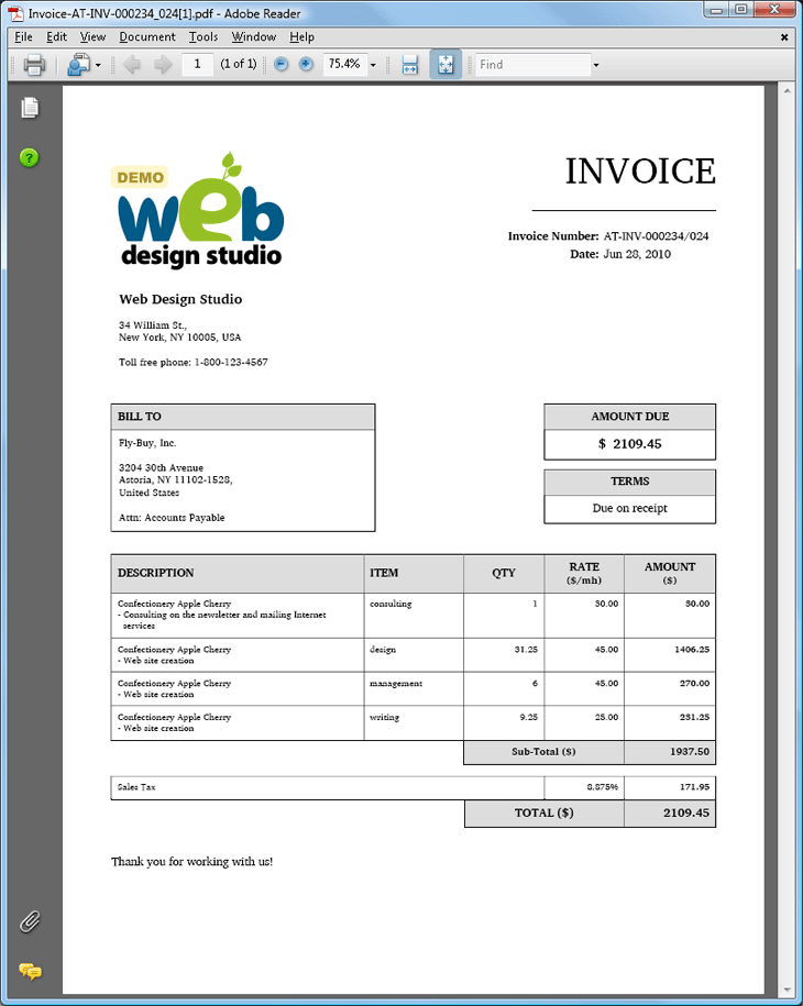 Invoice+pdf+online