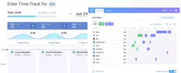 Redesigned actiTIME interface