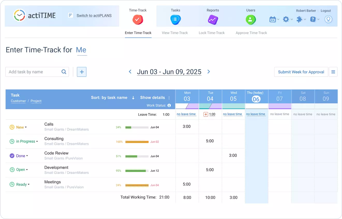 Timesheet Software for Big Achievers