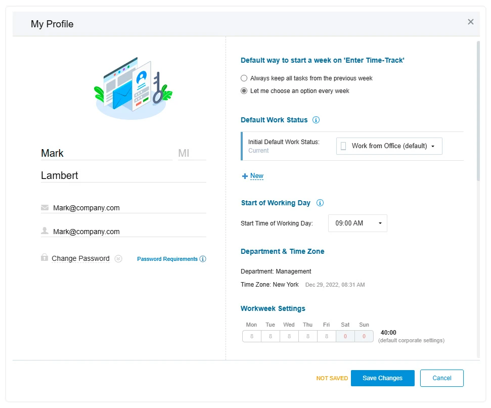 change your password