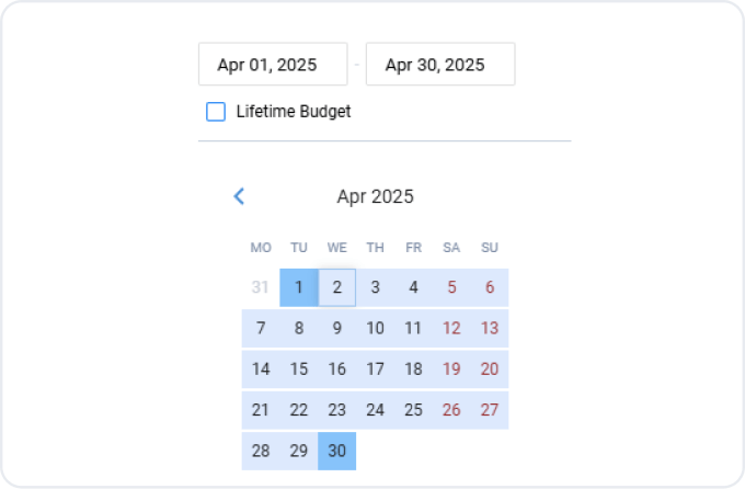 Lifetime Budget