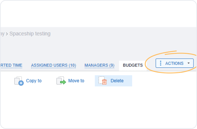 Manage Budgets
