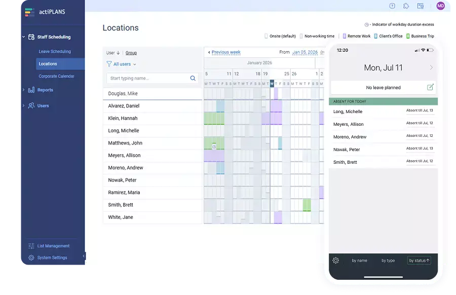 actiPLANS Integration