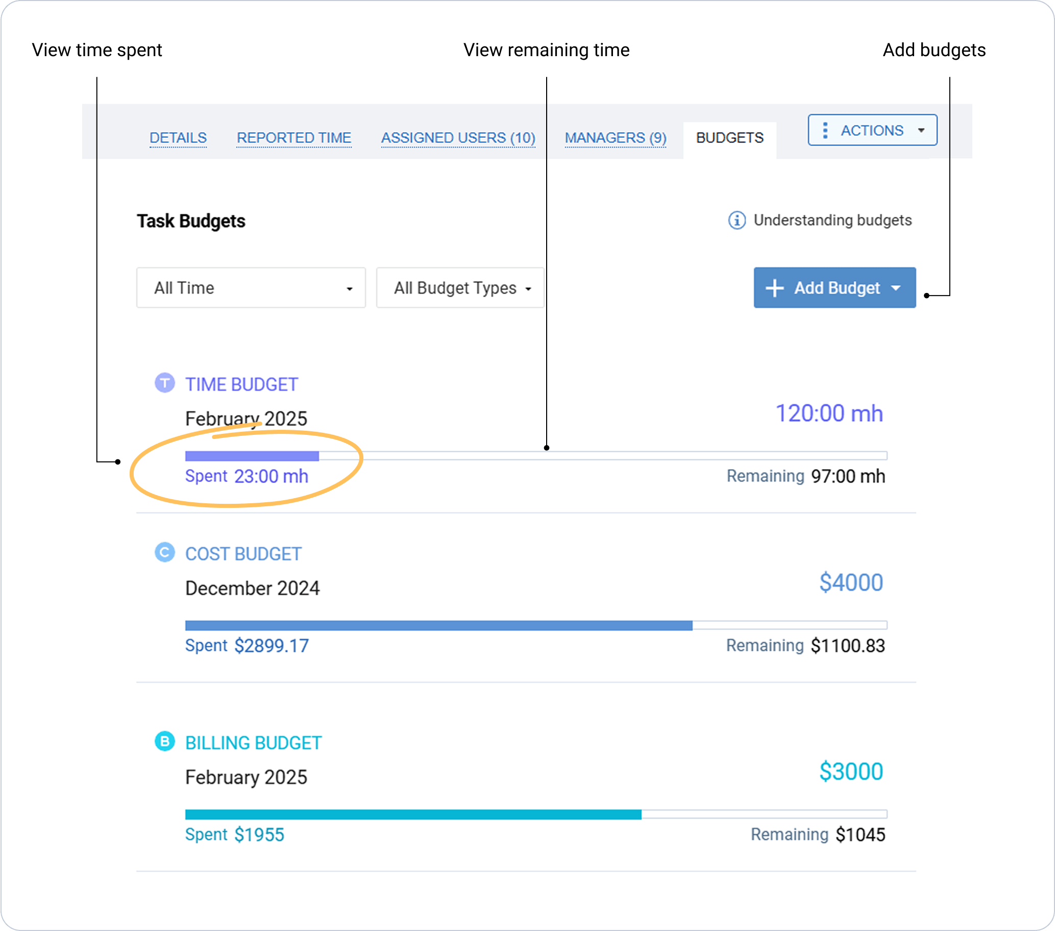 Time Budgets