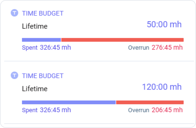 Lifetime Budget
