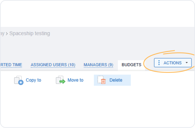 Manage Budgets