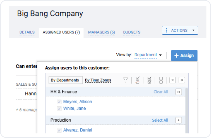 Assign Projects