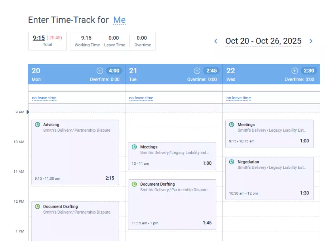 Attorney Time Tracking Software