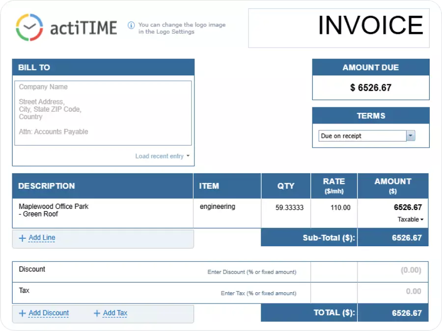 Easy Invoicing