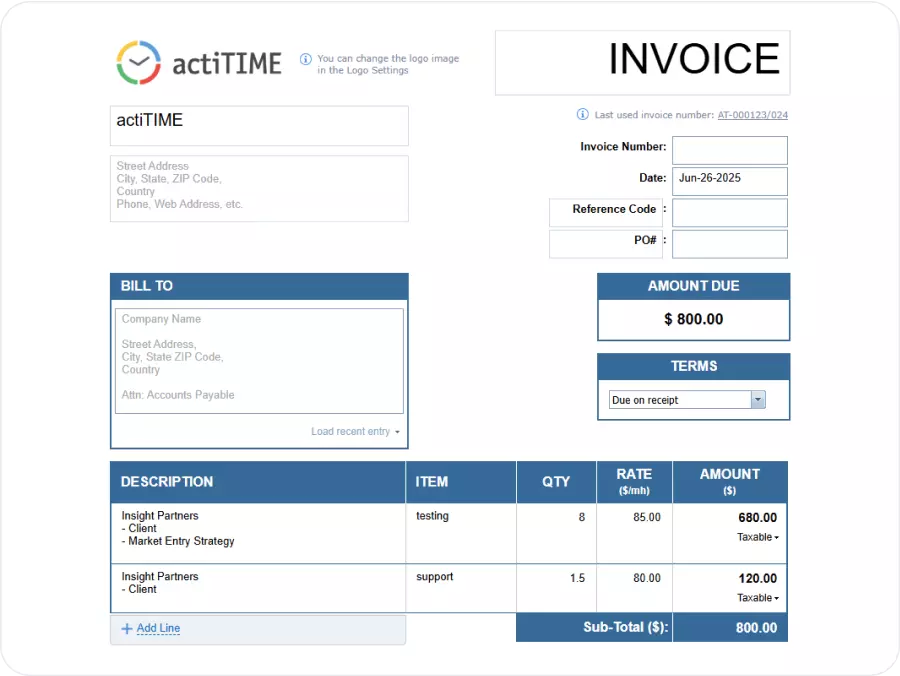 Error-Free Billing and Invoicing