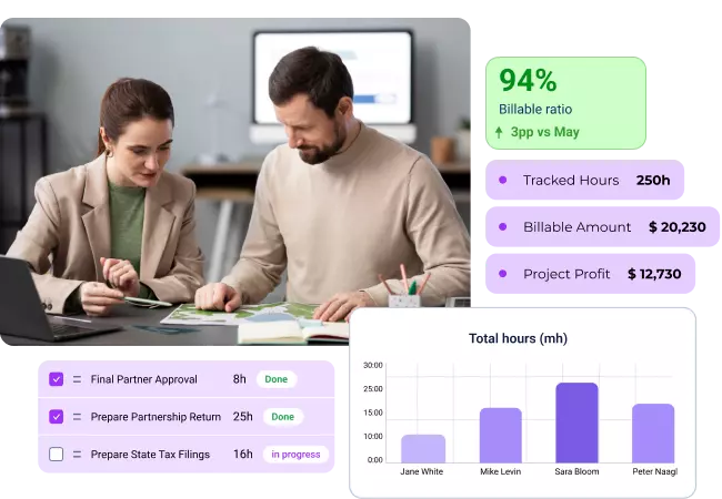 Time tracking and billing software for accounting firms