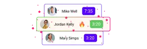 Your team starts logging time