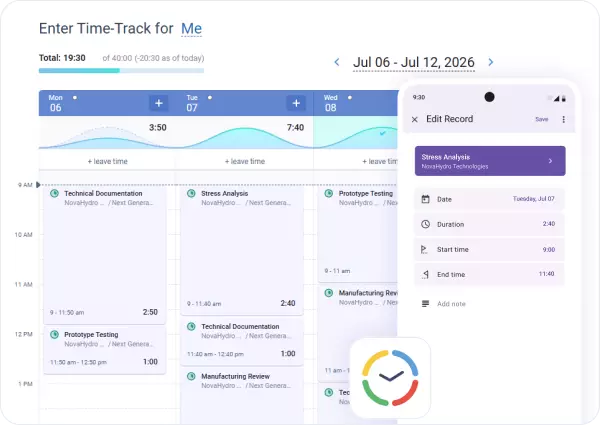 Log time the way your team actually works