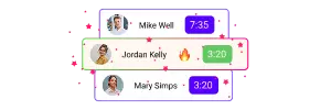 Your team starts logging time