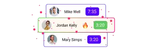 Your team starts logging time