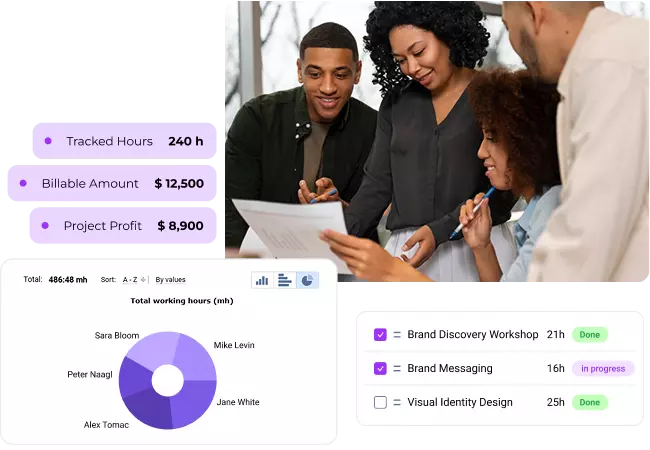 Time tracking software for marketing, creative and advertising agencies