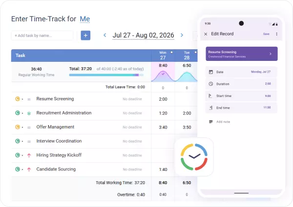 Log time one consistent way across your agency