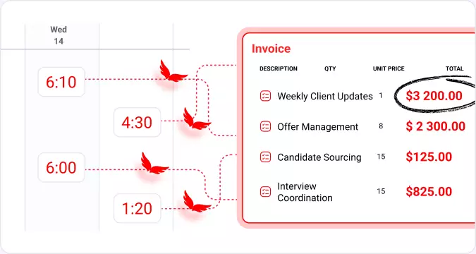 Too much work never reaches the invoice
