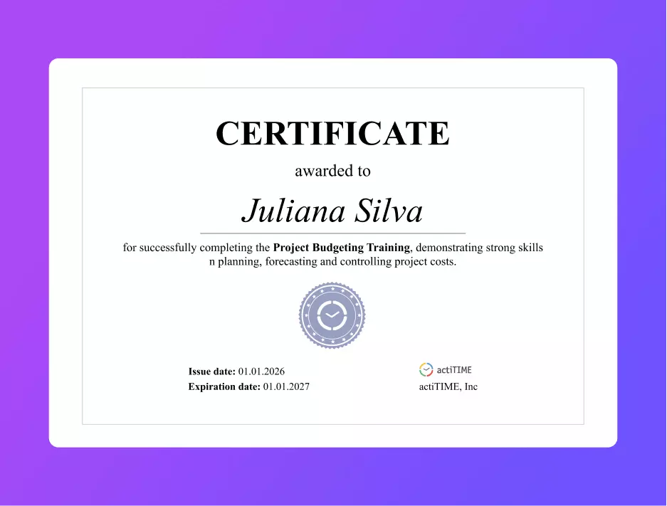certification