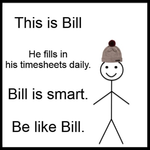 Timesheet meme for forgetfull people #1