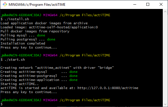 How to Install actiTIME Self-Hosted
