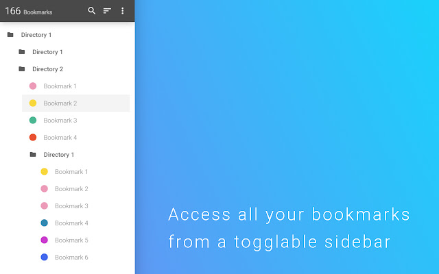 Bookmark Sidebar Chrome Extension