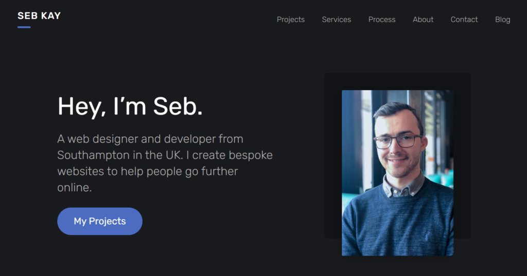 Seb Kay's developer portfolio