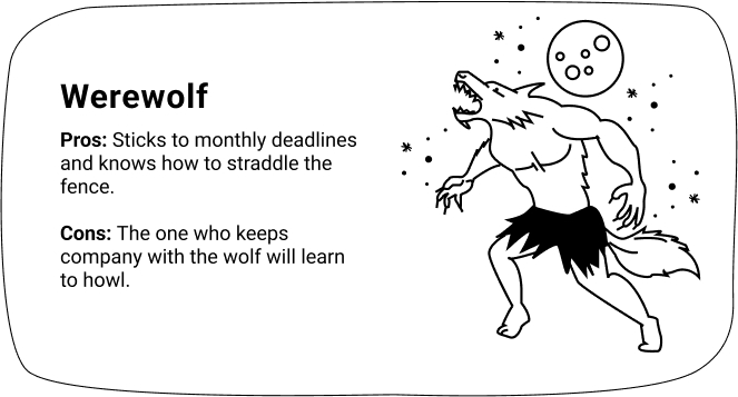 Werewolf - effective project manager