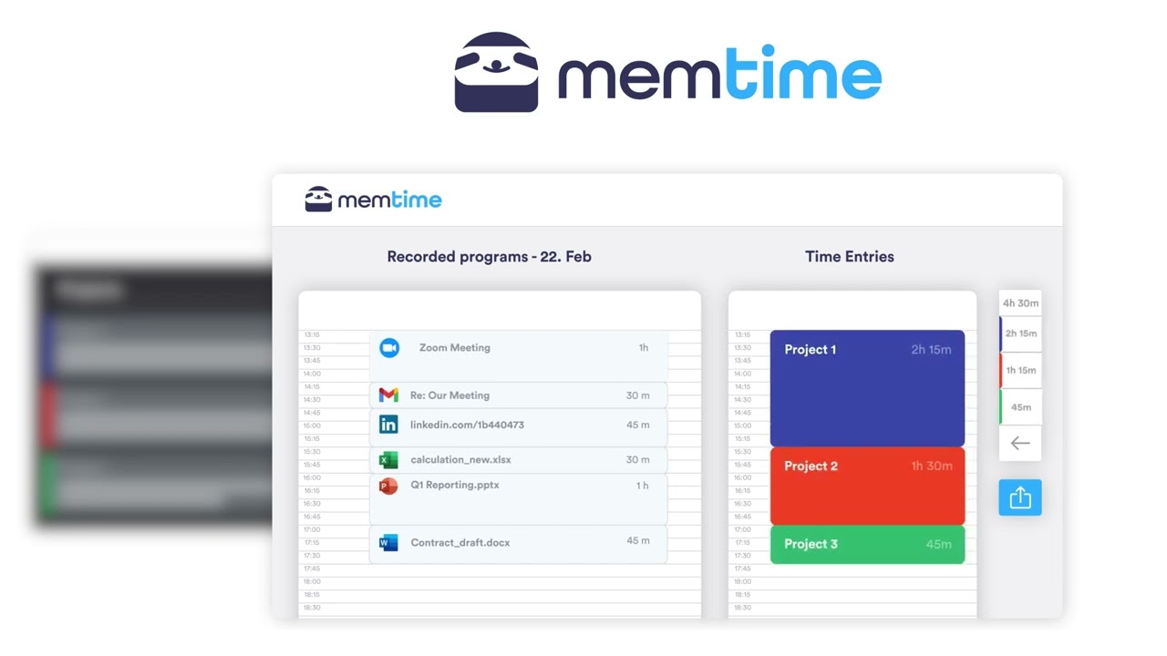 Memtime, time tracking Linux
