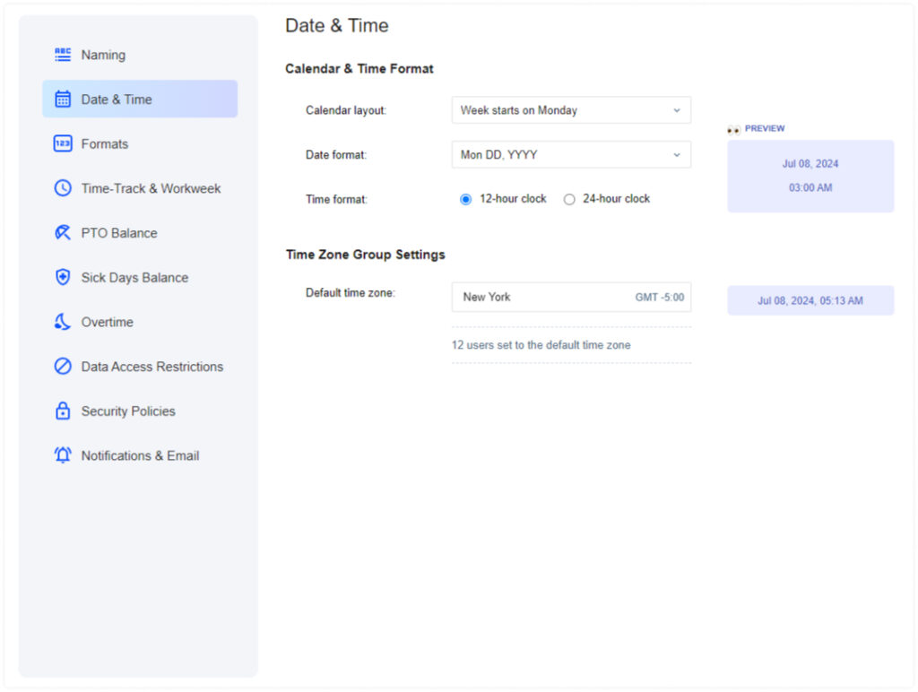 Managing Users’ Account Data